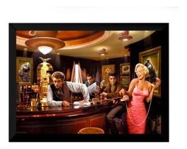 Quadro James Dean Elvis Presley Marilyn Monroe Arte