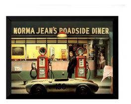 Quadro James Dean Marilyn Monroe Cinema Carro Arte