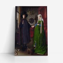Quadro Jan van Eyck O Casal Arnolfini Canvas 60x40cm Quadro Jan van Eyck O Casal Arnolfini Canvas 60x40cm