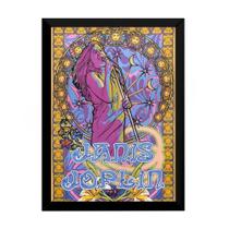Quadro Janis Joplin Arte Exclusiva Poster Moldurado 42x29 Cm Quadro Janis Joplin Arte Exclusiva Poster Moldurado 42x29 Cm