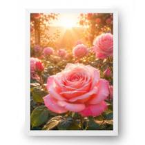 Quadro Jardim de Rosas Encantado 15x21cm Quadro Jardim de Rosas Encantado 15x21cm
