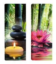 Quadro jardim Japones par 20x60 Atelier Valverde Quadro jardim Japones par 20x60 Atelier Valverde