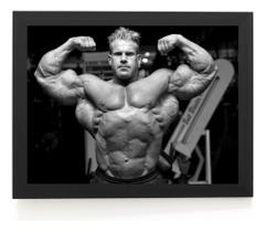 Quadro Jay Cutler Fisiculturista Academia Gym 42x29cm