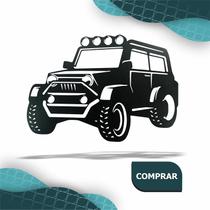 Quadro Jeep 30x43 Cm Preto Quadro Jeep 30x43 Cm Preto