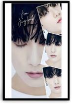 Quadro Jeon Jung-Kook / B T S com Moldura e Acetato A3 42x30cm. Quadro Jeon Jung-Kook / B T S com Moldura e Acetato A3 42x30cm.