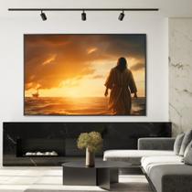 Quadro Jesus Caminhando Quadro Jesus Caminhando