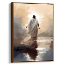 Quadro Jesus Caminhando Sobre a Luz Celestial
