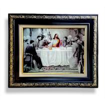 Quadro Jesus Ceiando Decorativo Imagem Resinada 57x47 Quadro Jesus Ceiando Decorativo Imagem Resinada 57x47