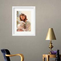 Quadro Jesus Com Cordeiro - 60X48Cm