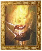 Quadro Jesus Cristo E O Lava Pés, Mod.01, 30X25cm. Angelus