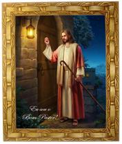 Quadro Jesus Cristo O Bom Pastor, Mod.08, 30x25cm. Angelus