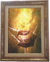 Quadro Jesus Cristo, O Lava Pés, mod.01 53x43cm. Angelus Quadro Jesus Cristo, O Lava Pés, mod.01 53x43cm. Angelus