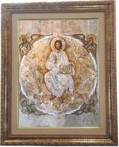 Quadro Jesus Cristo Pantocrator, Mod. 05, 53x43cm. Angelus Quadro Jesus Cristo Pantocrator, Mod. 05, 53x43cm. Angelus