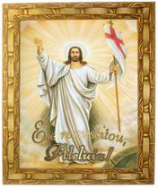 Quadro Jesus Cristo Ressuscitado, Mod. 02, 30X25cm. Angelus
