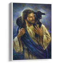 Quadro Jesus Guia O Cordeiro Com Amor Divino Quadro Jesus Guia O Cordeiro Com Amor Divino