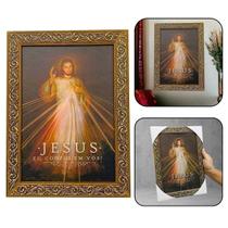Quadro Jesus Misericordioso com Moldura 35x25 cm Quadro Jesus Misericordioso com Moldura 35x25 cm