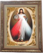Quadro Jesus Misericordioso, Mod.03, tam. 53x43cm. Angelus