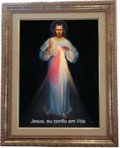 Quadro Jesus Misericordioso, Mod.08, tam. 53x43cm. Angelus