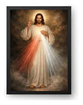 Quadro Jesus Misericordioso Presença Viva 15x21cm