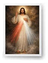 Quadro Jesus Misericordioso Presença Viva 40x60cm