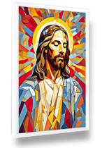 Quadro Jesus Mosaico Sala Quarto Hall Decoração Quadro Jesus Mosaico Sala Quarto Hall Decoração