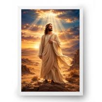 Quadro Jesus no Deserto 50x70cm
