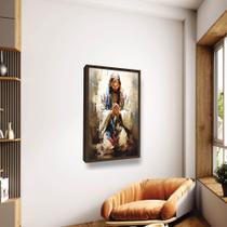 Quadro Jesus Orando Pintura Artístico Decorativo