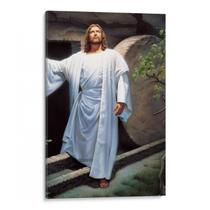 Quadro Jesus Ressurge da Tumba Com Glória Eterna