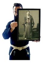 Quadro Jigoro Kano Jovem Judo Jiujitsu Historia Arte Marcial