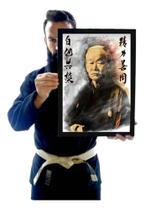 Quadro Jigoro Kano Sensei Judo Jiu Jitsu Arte Decoração Dojo