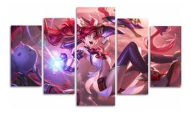 Quadro Jinx Starguardian League Of Legends Gamer Jogos Sala