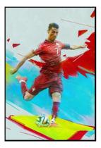 Quadro Jogador Cristiano Ronaldo Arte Moldura 42x29cm Quadro Jogador Cristiano Ronaldo Arte Moldura 42x29cm