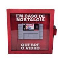 Quadro Jogo F-zero Acrílico Decorativo Cartucho Snes - Tenda Medieval