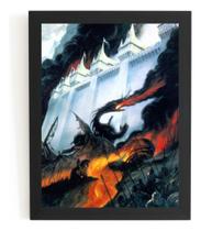 Quadro John Howe Fantasy Arte The Fall Of Gondolin Tolkien