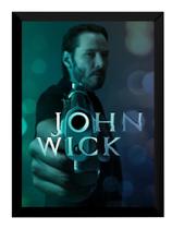 Quadro John Wick Filme Parte 1 Poster Moldurado
