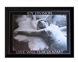 Quadro Joy Division Love Will Tear Us Apart Moldura 42x29cm