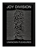 Quadro Joy Division Unknown Pleasures Arte Poster Moldurado