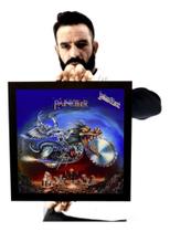 Quadro Judas Priest Painkiller Capa Arte Na Moldura