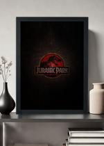 Quadro Jurassic World - Com vidro Tamanho:21cm x 30cm (A4) Quadro Jurassic World - Com vidro Tamanho:21cm x 30cm (A4)