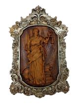 Quadro Justiça (balança) Direito Entalhado Quadro Justiça (balança) Direito Entalhado