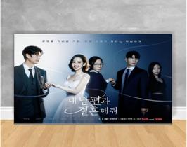 Quadro K-drama/doramas Series Coreia Placa Decorativa 20x28cm