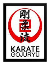Quadro Karate Goju-ryu Decoração Academia Dojo Arte Marcial