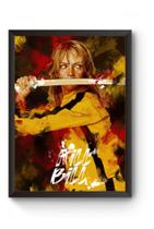 Quadro Kill Bill Poster Moldurado Quadro Kill Bill Poster Moldurado
