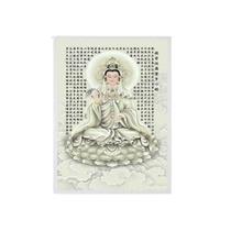 Quadro Kuan Yin Deusa Da Misericórdia 33X24Cm - Com Vidro