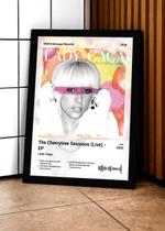 Quadro Lady Gaga TheCherr L C/ Vidro e Moldura Tam:A4 Quadro Lady Gaga TheCherr L C/ Vidro e Moldura Tam:A4