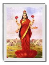 Quadro Lakshmi Deusa Atrai Riqueza Hindu Lótus Quadro Lakshmi Deusa Atrai Riqueza Hindu Lótus