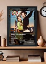 Quadro Lana Del Rey Norman Fucking Rockw. (Dark) Com Vidro Tamanho:21cm x 30cm (A4)