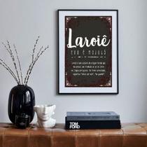 Quadro Laroiê Significado - 60X48Cm Quadro Laroiê Significado - 60X48Cm