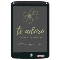 Quadro Lcd Preto Lousa Mágica Tela 27cm Lembretes Dm Toys