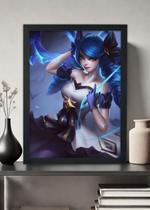 Quadro league of legends o jogo - Com vidro Tamanho:21cm x 30cm (A4) Quadro league of legends o jogo - Com vidro Tamanho:21cm x 30cm (A4)